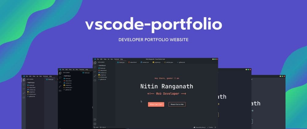 I Built a VSCode Inspired Developer Portfolio